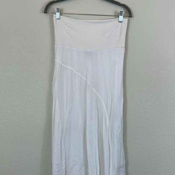 Transit Par-such white chiffon maxi skirt size medium - Picture 2 of 7